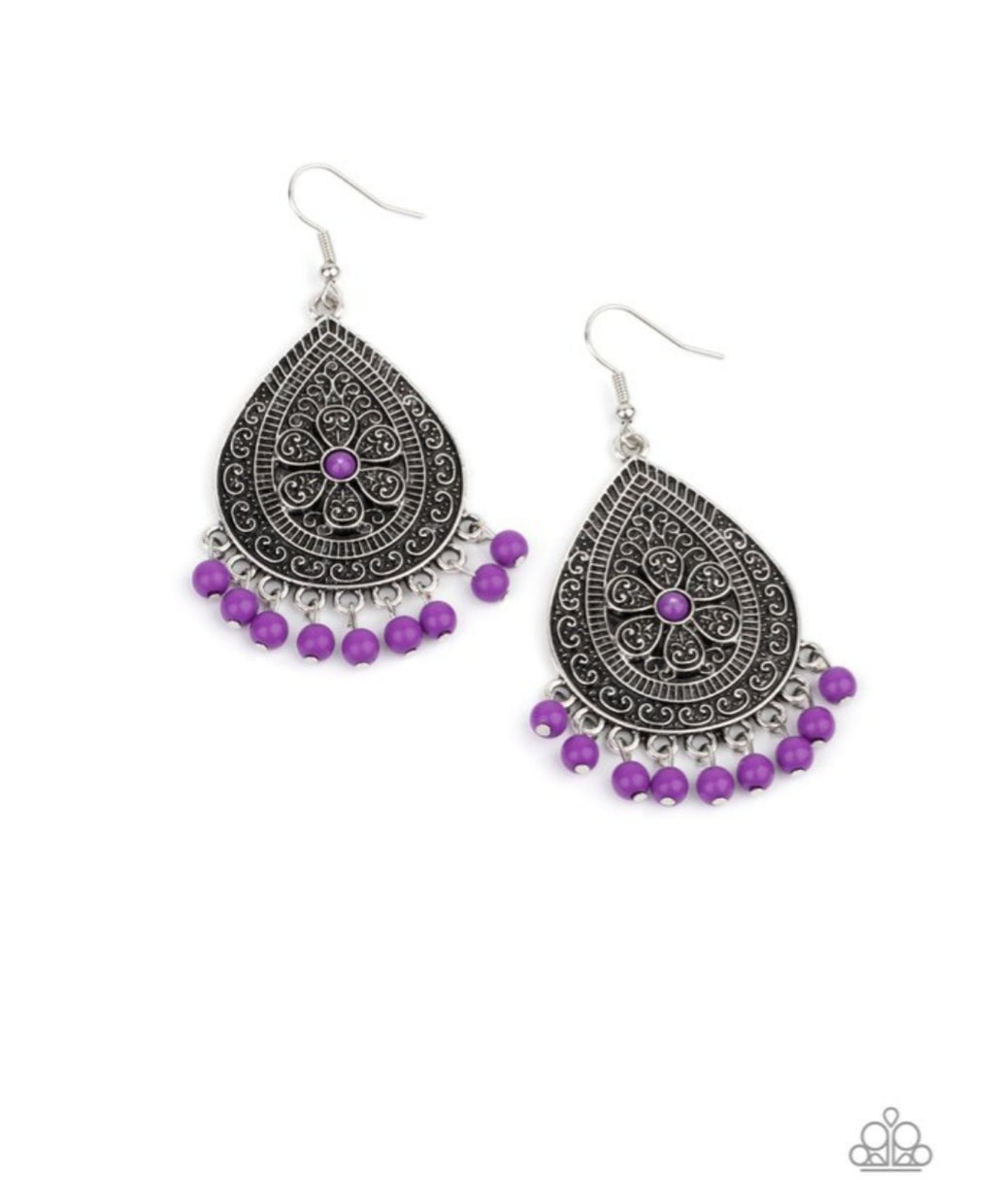 Paparazzi Blossoming Teardrops- Purple